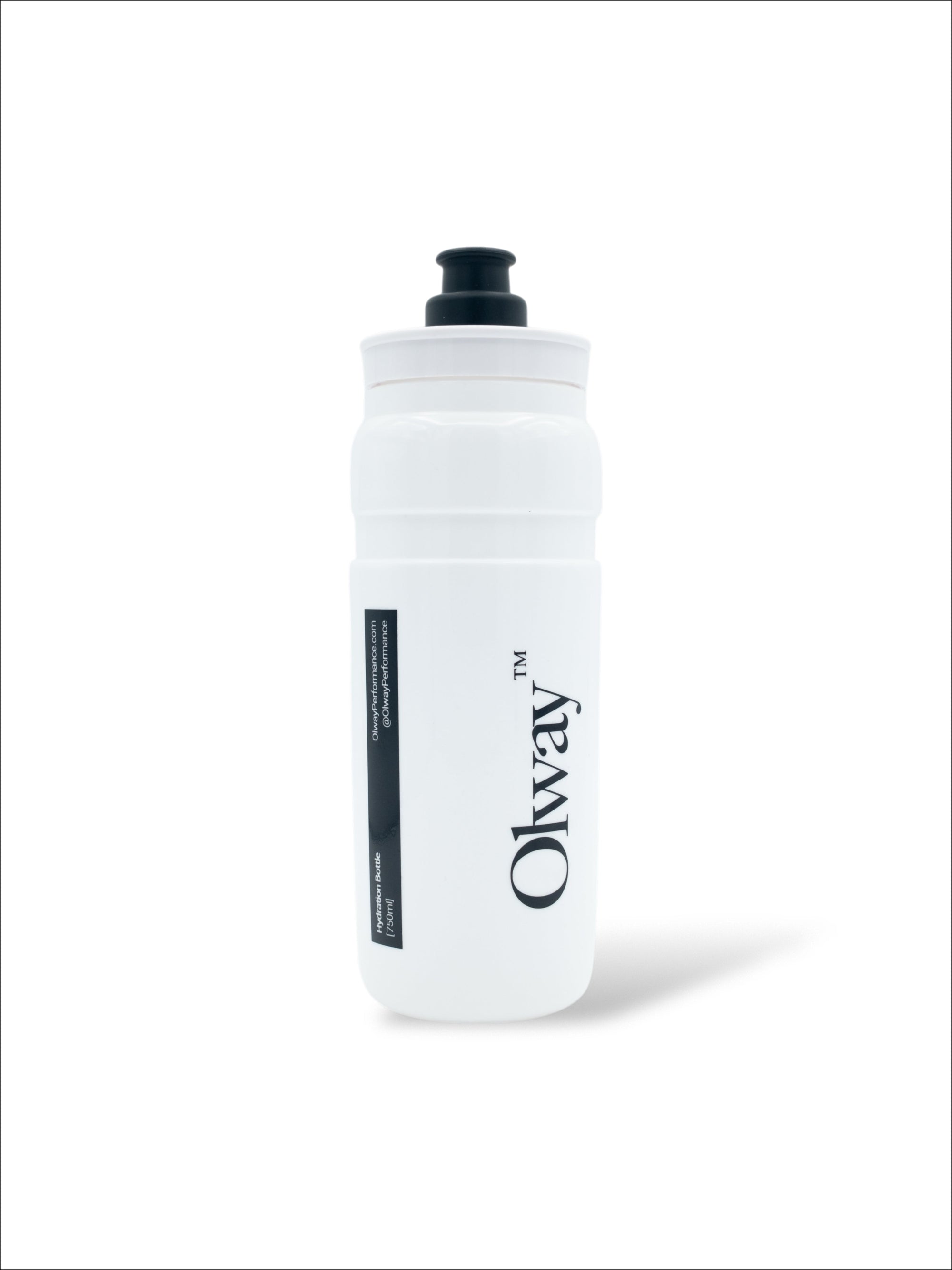 Olway Hydration Bottle 750ml, side label showing the size